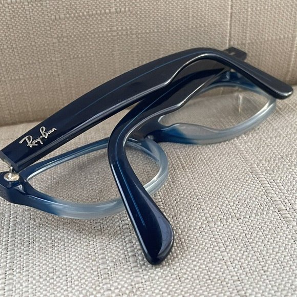 Ray-Ban Youth Eyeglasses Blue Tone Rb1528 Glasses 48[]16 130 Eyewear Frame - Picture 5 of 12